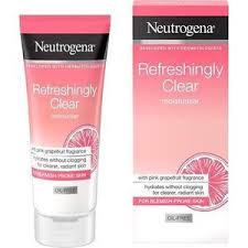 Neutrogena refreshing and Clear moisturiser